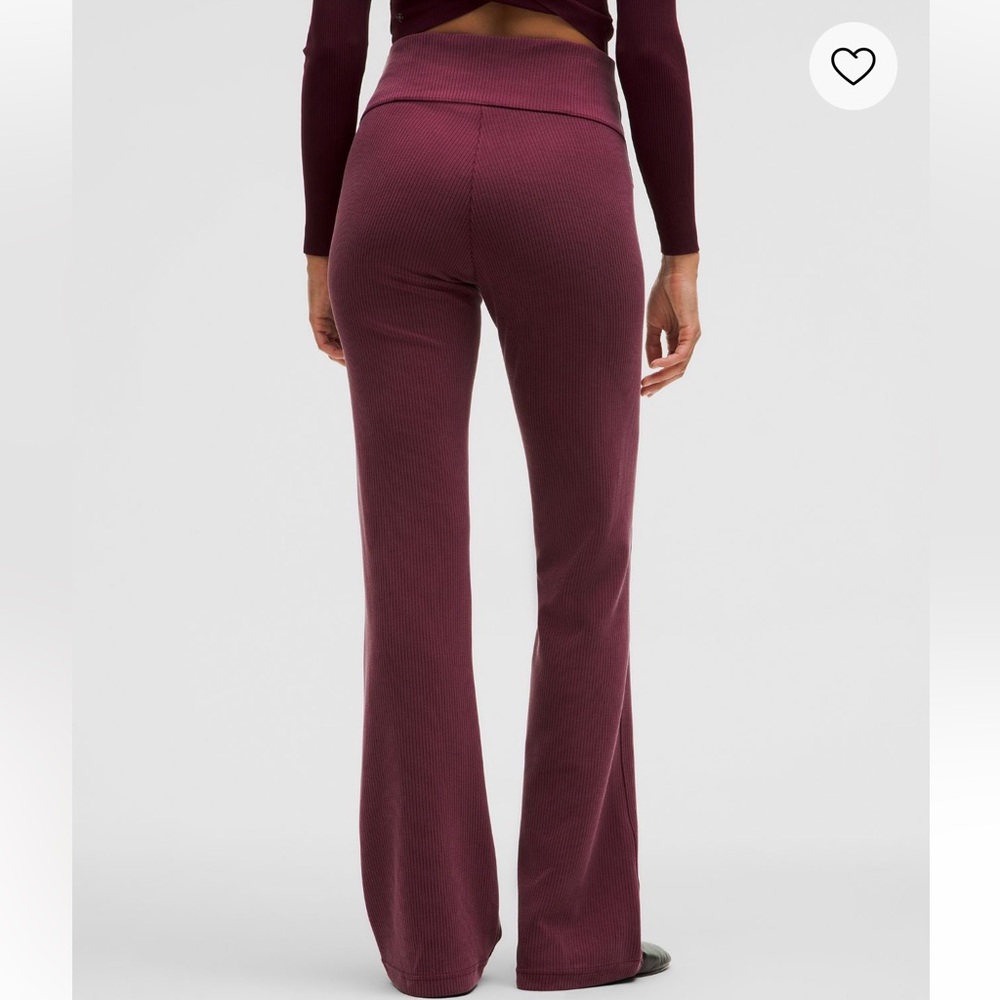 lulu lemon Ribbed Softstream Flare Pant